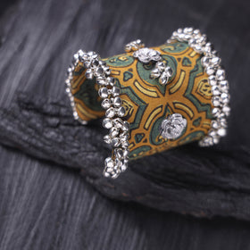 Fabart Ghungroo Work Handmade Cuff Bracelet (Adjustable) 18