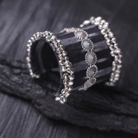 Fabart Ghungroo Work Handmade Cuff Bracelet (Adjustable) 19