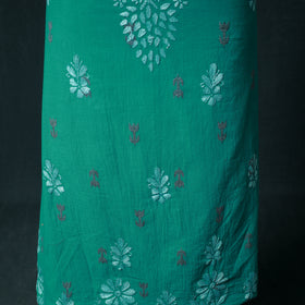 Lucknowi Chikankari Hand Embroidered Cotton Unstitched Kurta Material (2.7M) 21