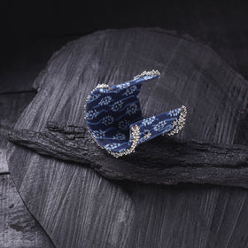 Fabart Ghungroo Mirror Work Handmade Cuff Bracelet (Adjustable) 21