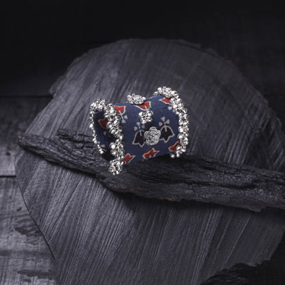 Fabart Ghungroo Work Handmade Cuff Bracelet (Adjustable) 23