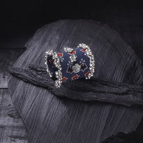 Fabart Ghungroo Work Handmade Cuff Bracelet (Adjustable) 23