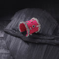 Fabart Ghungroo Mirror Work Handmade Cuff Bracelet (Adjustable) 26