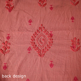 Lucknowi Chikankari Hand Embroidered Cotton Unstitched Kurta Material (2.7M) 26