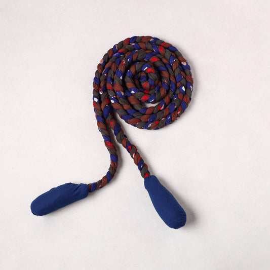 Handmade Upcycled Fabric Skipping Rope 01