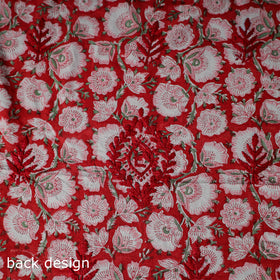 Lucknowi Chikankari Hand Embroidered Cotton Unstitched Kurta Material (2.7M) 27