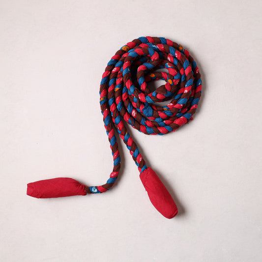 Handmade Upcycled Fabric Skipping Rope 03