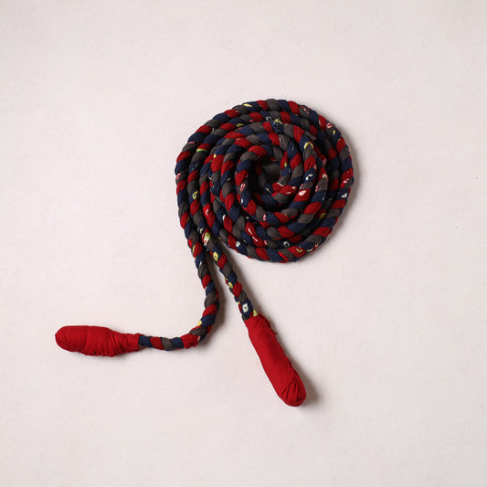 Handmade Upcycled Fabric Skipping Rope 05