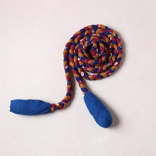 Handmade Upcycled Fabric Skipping Rope 06