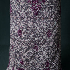 Lucknowi Chikankari Hand Embroidered Cotton Unstitched Kurta Material (2.7M) 29