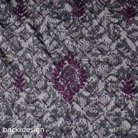 Lucknowi Chikankari Hand Embroidered Cotton Unstitched Kurta Material (2.7M) 29