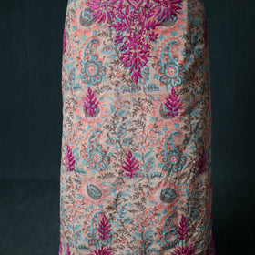 Lucknowi Chikankari Hand Embroidered Cotton Unstitched Kurta Material (2.7M) 30