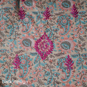 Lucknowi Chikankari Hand Embroidered Cotton Unstitched Kurta Material (2.7M) 30