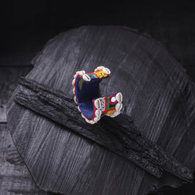Fabart Mirror Shell Work Handmade Cuff Bracelet (Adjustable) 05