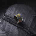 Fabart Mirror Work Handmade Cuff Bracelet (Adjustable) 08