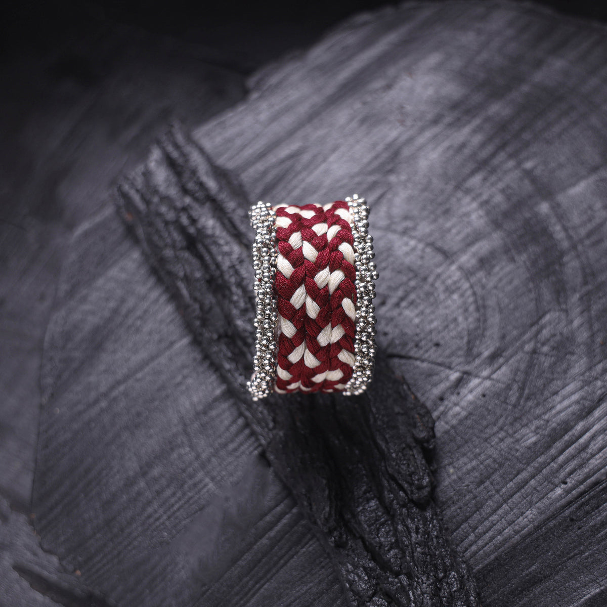 Fabart Ghungroo Work Handmade Cuff Bracelet (Adjustable) 09