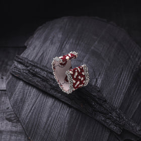 Fabart Ghungroo Work Handmade Cuff Bracelet (Adjustable) 09