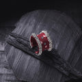 Fabart Ghungroo Mirror Work Handmade Cuff Bracelet (Adjustable) 14