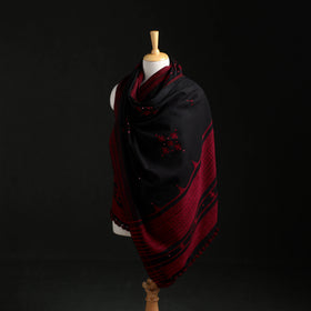 Kutch Handwoven Mirror Work Acrylic Wool Shawl 06