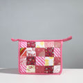  Handcrafted Patchwork Quilted Multipurpose Toiletry Bag 