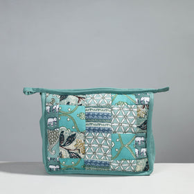  Handcrafted Patchwork Quilted Multipurpose Toiletry Bag 