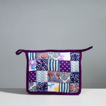 Handcrafted Patchwork Quilted Multipurpose Toiletry Bag