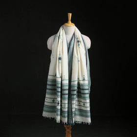 Kutch Handwoven Mirror Work Acrylic Wool Shawl 10