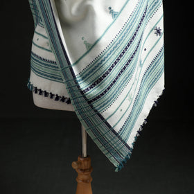 Kutch Handwoven Mirror Work Acrylic Wool Shawl 10