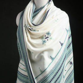 Kutch Handwoven Mirror Work Acrylic Wool Shawl 10