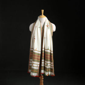 Kutch Handwoven Mirror Work Acrylic Wool Shawl 12