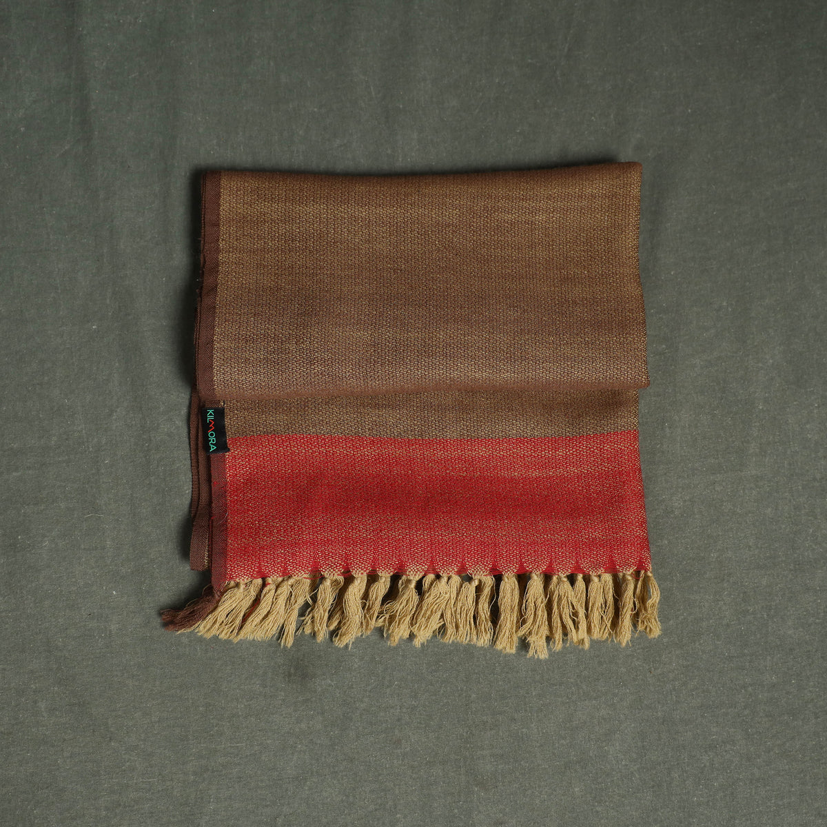 Kumaun Handwoven Pure Merino Wool Stole 106