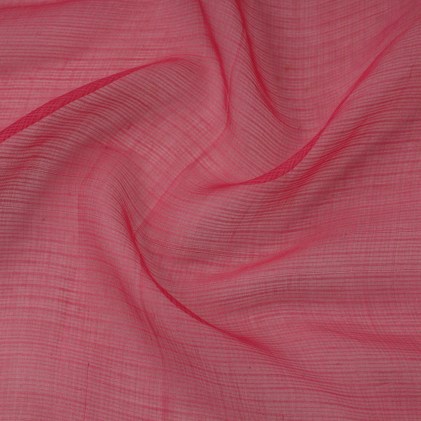 Pink - Plain Kota Doria Weaving Cotton Fabric 18