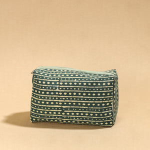 Pipad Block Printed Cotton Toiletry Pouch 07