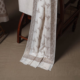 Banarasi Silk Cotton Zari Work Unstitched Dress Material: Kurta, Bottom & Dupatta 06