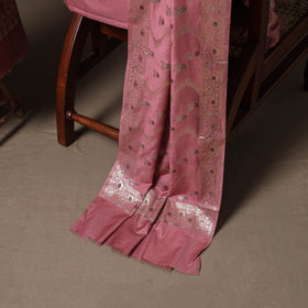 Banarasi Silk Cotton Meena Buti Zari Work Unstitched Dress Material: Kurta, Bottom & Dupatta 23