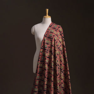 Pomegranate Peel Hand Block Print Cotton Fabric 03