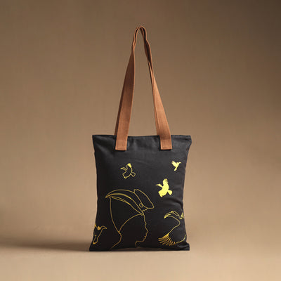 Assam Birds Canvas Tote Bag 09