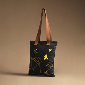 Assam Birds Canvas Tote Bag 09