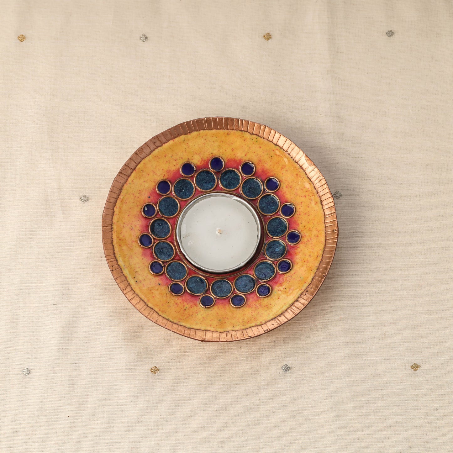 Diwali gift hamper - festive shubh laabh aipan art & bamboo