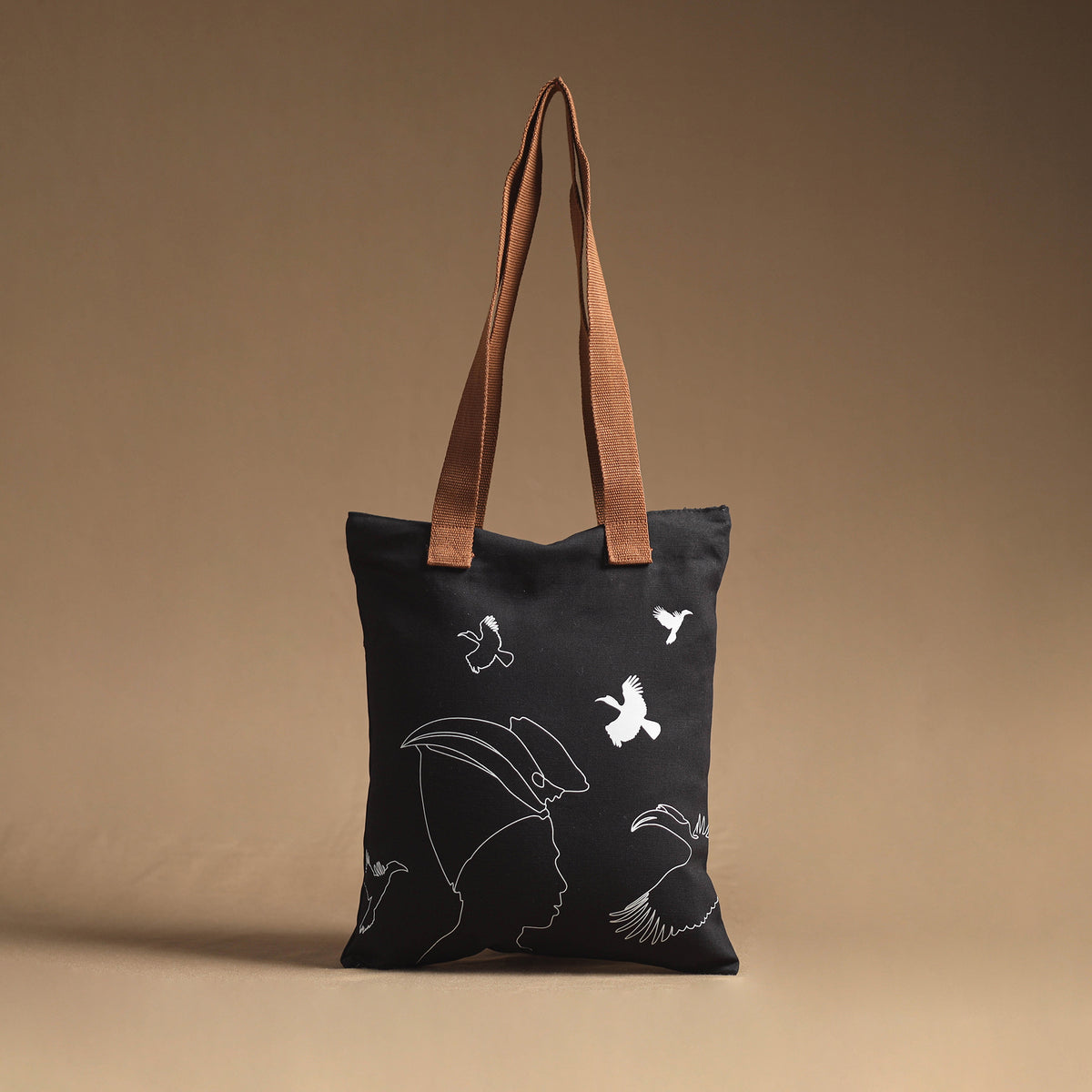 Assam Birds Canvas Tote Bag 14