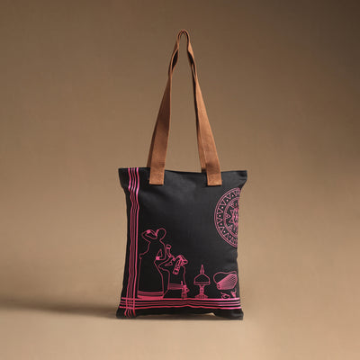 Assam Bihu Folk Dance Canvas Tote Bag 12