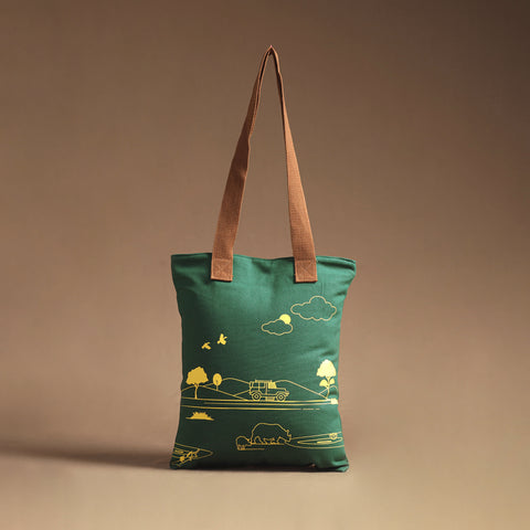 Assam Kaziranga National Park Canvas Tote Bag 11