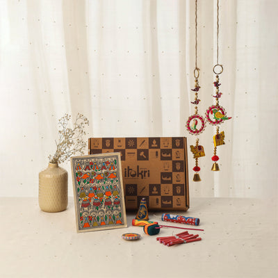 Diwali gift hamper - festive plantable seed crackers