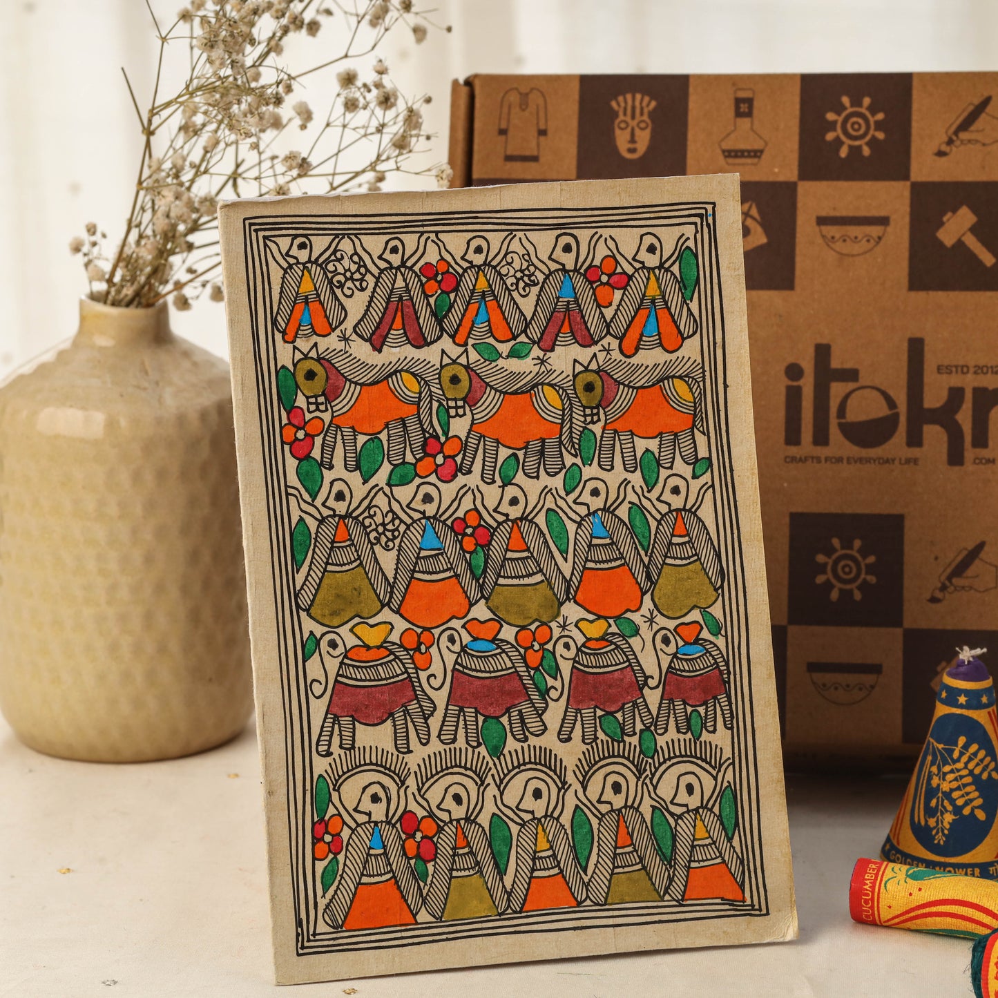 Diwali gift hamper - festive plantable seed crackers