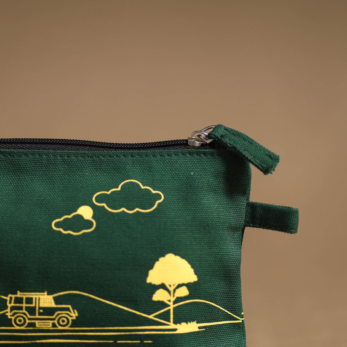 Green - Assam Kaziranga National Park Utility Pouch 07