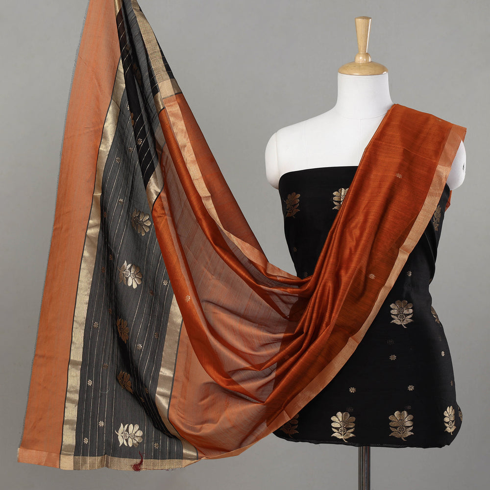 chanderi silk dress material