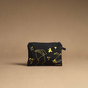 Black - Assam Birds Utility Pouch 06