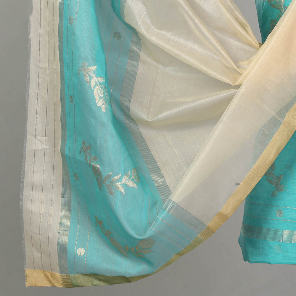 chanderi silk dress material