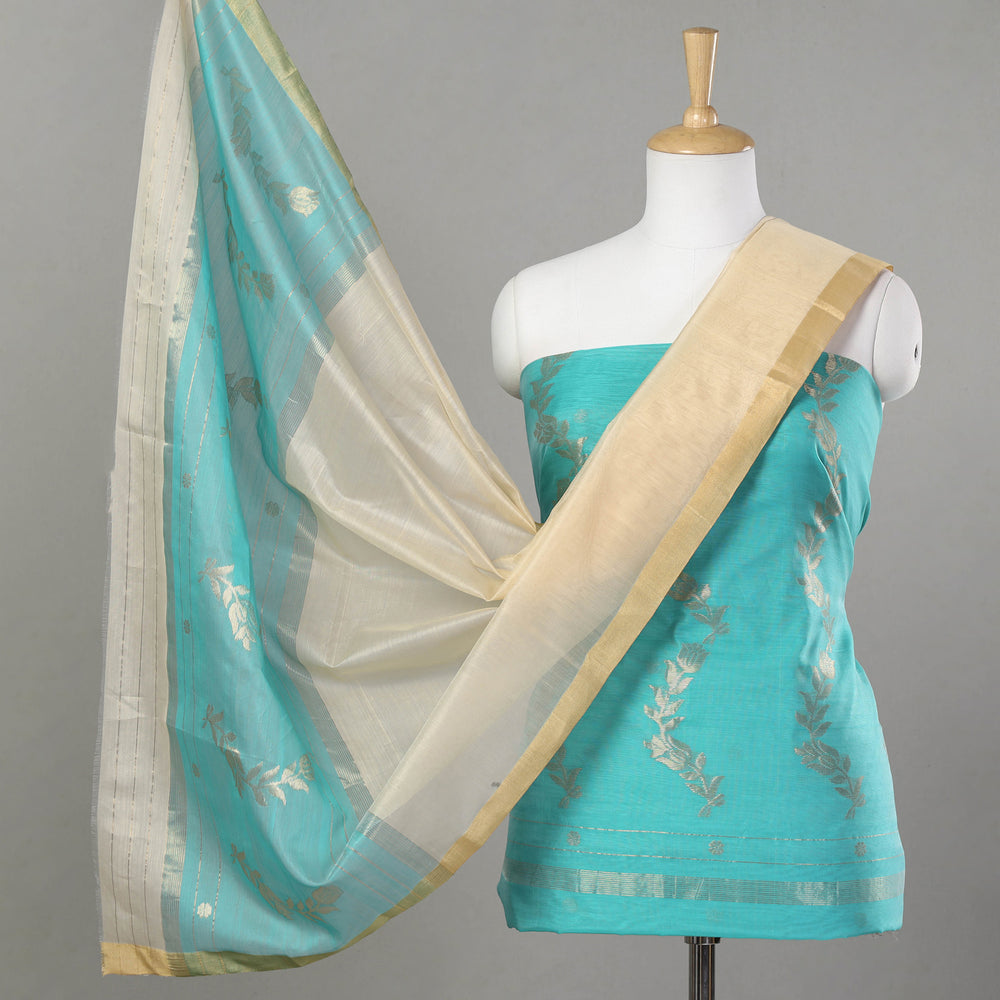 chanderi silk dress material