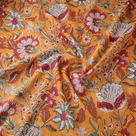 Floral Sanganeri Hand Block Print Cotton Fabric 01